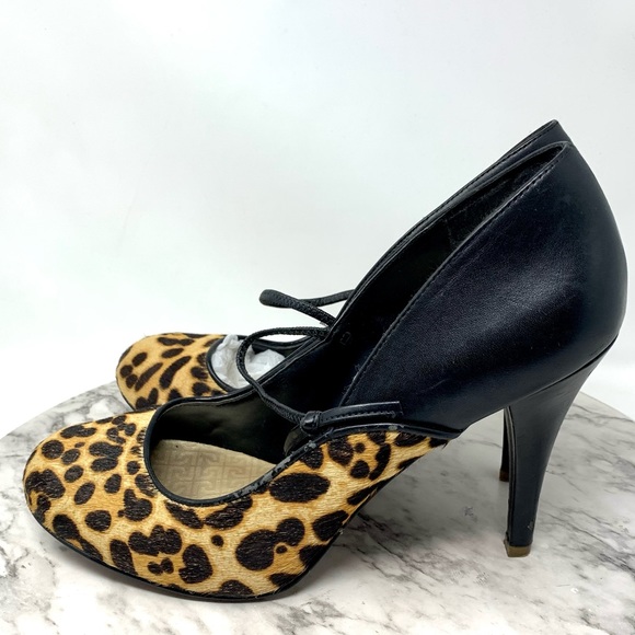 Rockport//AdiPrene By Adidas Presia Mary Jane Two Tone Leopard pumps 43/11.5 - Picture 3 of 16